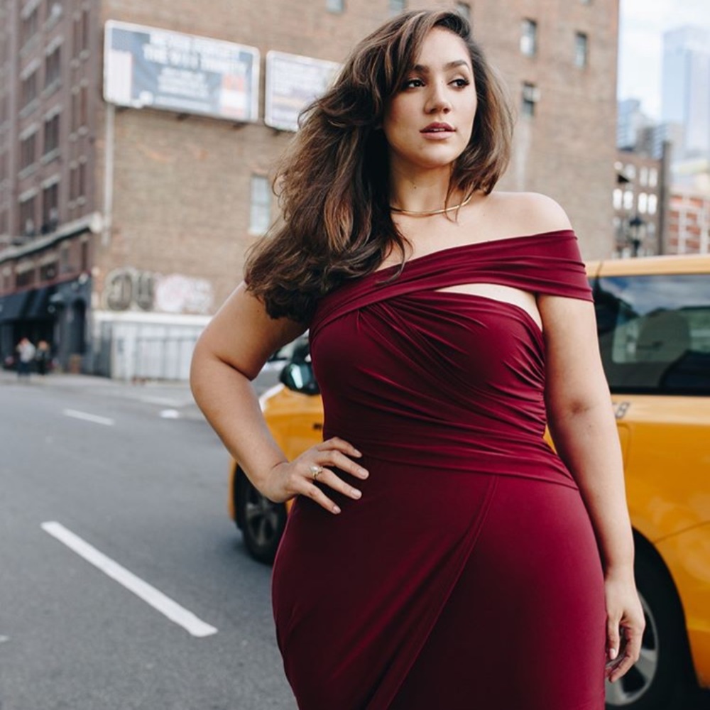 FTF Dark Red Cocktail Dress
